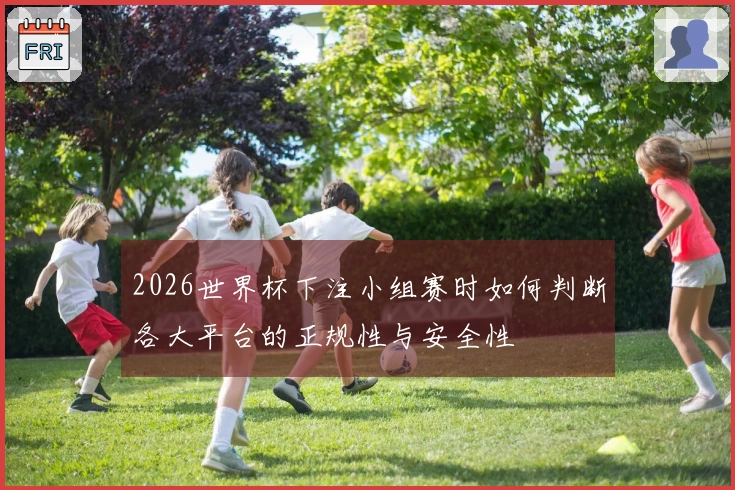 2026世界杯下注小组赛时如何判断各大平台的正规性与安全性